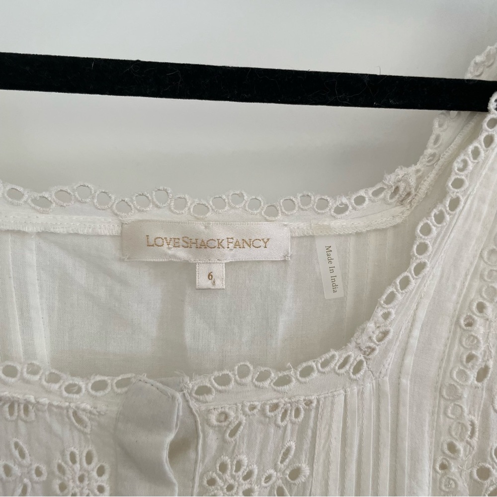 Loveshackfancy Ivory Eyelet Maxi Dress - Picture 3 of 9